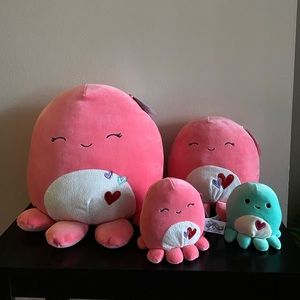 Squishmallow octopus bundle (read description)